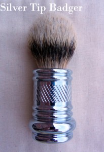 Merkur silvertip badger brush, $124.95