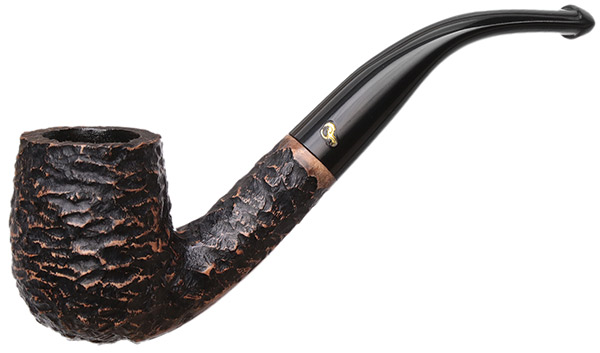 Peterson Aran Pipe Rusticated 65 w/Fishtail Stem - Click Image to Close