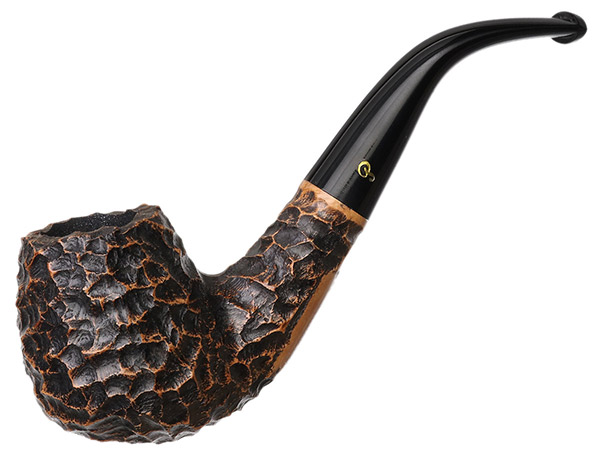 Peterson Aran Pipe Rusticated 68 w/Fishtail Stem - Click Image to Close