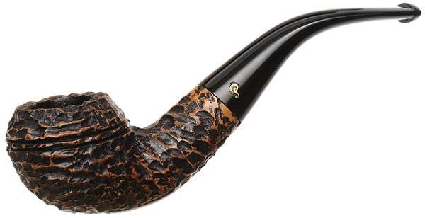Peterson Aran Pipe Rusticated 999 w/Fishtail Stem - Click Image to Close