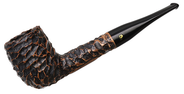 Peterson Aran Pipe Rusticated 106 w/Fishtail Stem - Click Image to Close
