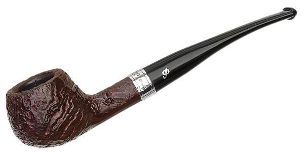 Peterson Christmas Pipe 2023 Sterling Sandblasted 406 w/Fishtail - Click Image to Close