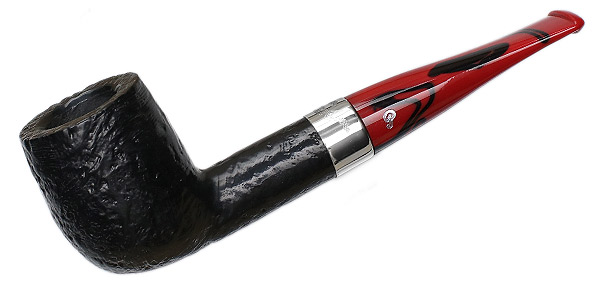 The Peterson Dracula Sandblast 106 Nickel Band w/Fishtail Stem - Click Image to Close