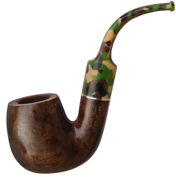 Savinelli Camouflage Smooth Dark Brown 614 - Click Image to Close