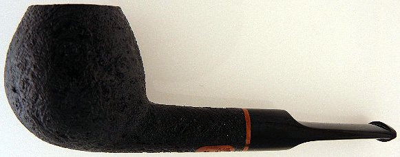 Scott's Handcrafted Straight Sandblast Black Apple - Click Image to Close