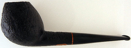 Scott's Handcrafted Straight Sandblast Black Egg - Click Image to Close