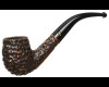 Peterson Aran Pipe Rusticated 69 w/Fishtail Stem