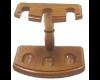 Wooden Pipe Stand - 3 Pipe Natural Finish