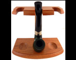 Wooden Pipe Stand - 3 Pipe Natural Finish