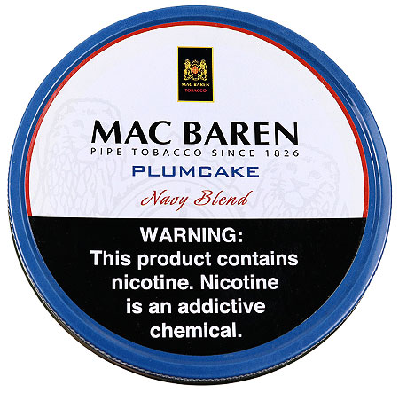 Mac Baren Plumcake Navy Blend 3.5oz Tin - 2018 - Click Image to Close