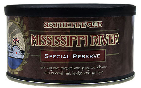Seattle Pipe Club Mississippi River Special Reserve 4oz - Click Image to Close