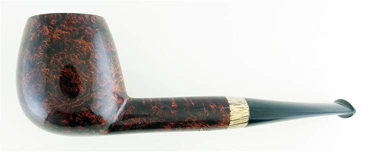 Zehnder Pipes Smooth Brandy Pipe w/Spalted Tamarind Accent - Click Image to Close
