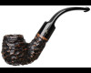 Peterson Aran Pipe Rusticated 230 w/Fishtail Stem